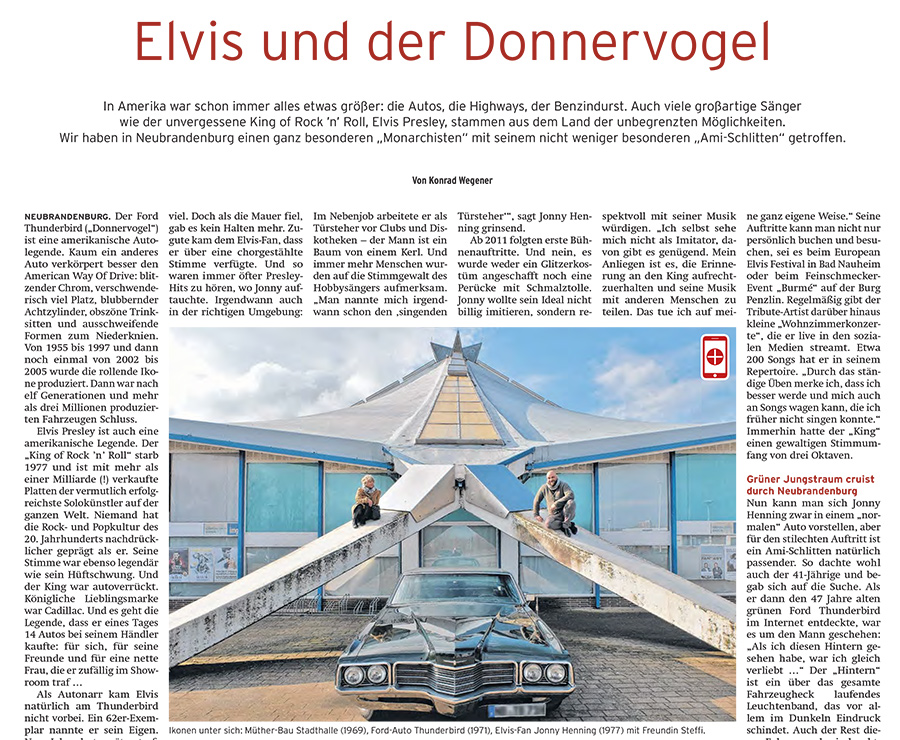 Elvis und der Donnervogel - Artikelbild NK rat.geber